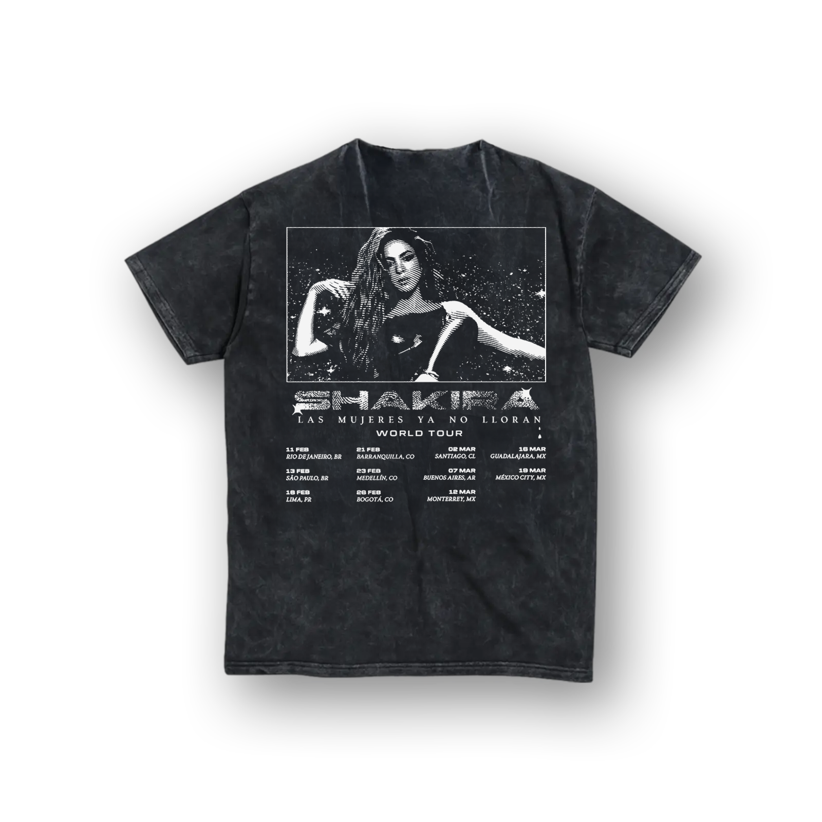 Las mujeres ya no lloran World Tour t-shirt