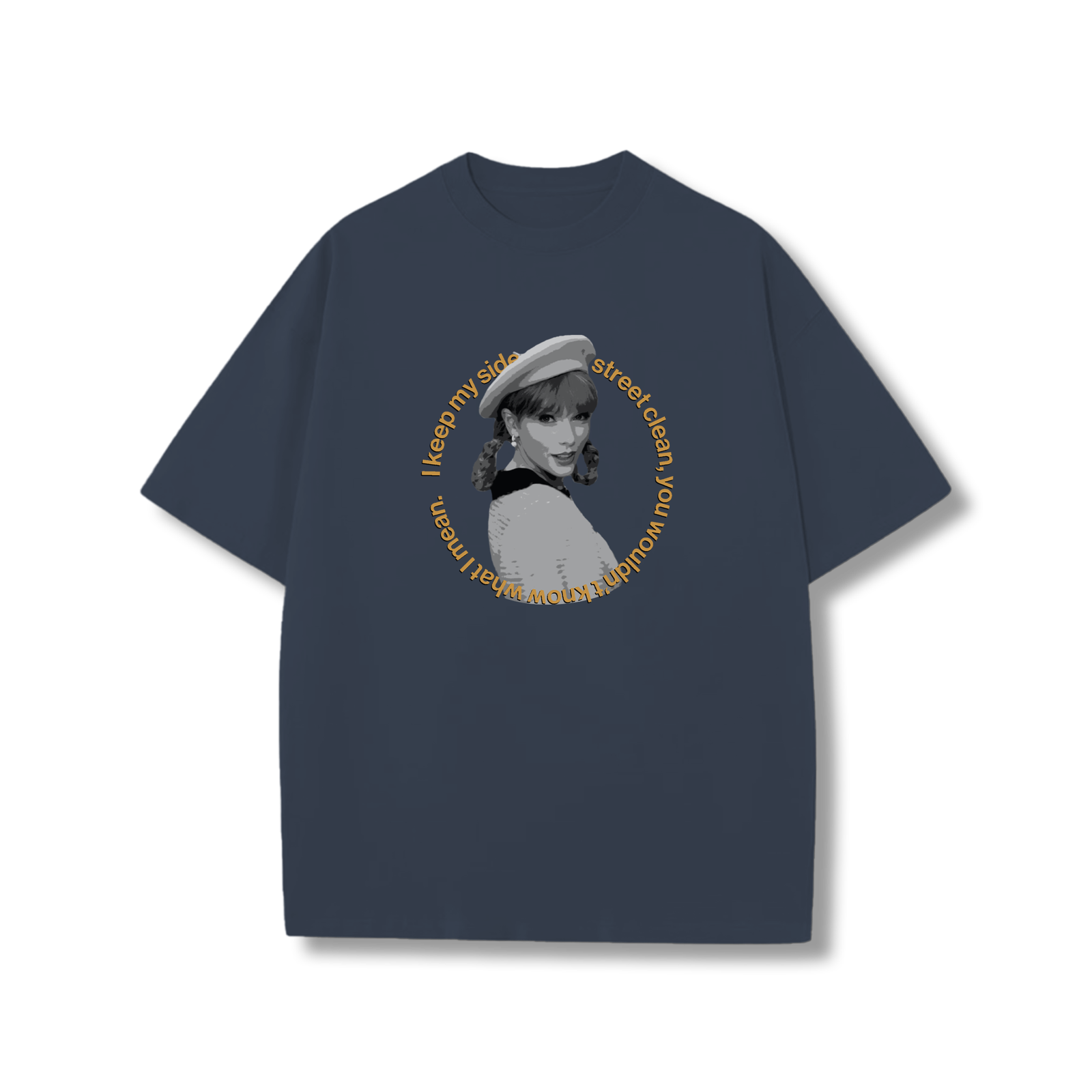 I keep my side of the street clean t-shirt