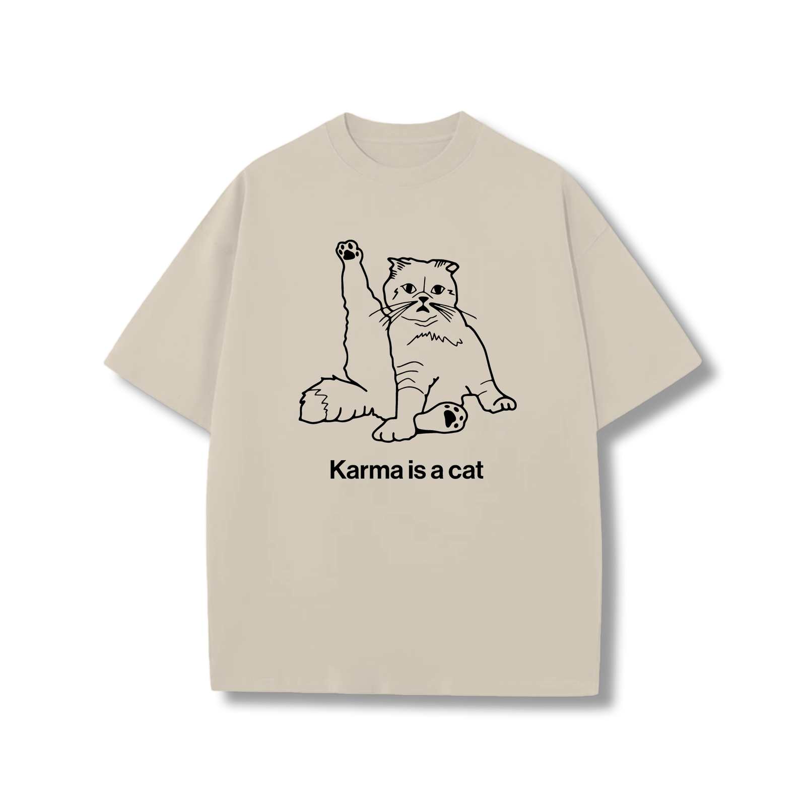 Karma is a cat t-shirt