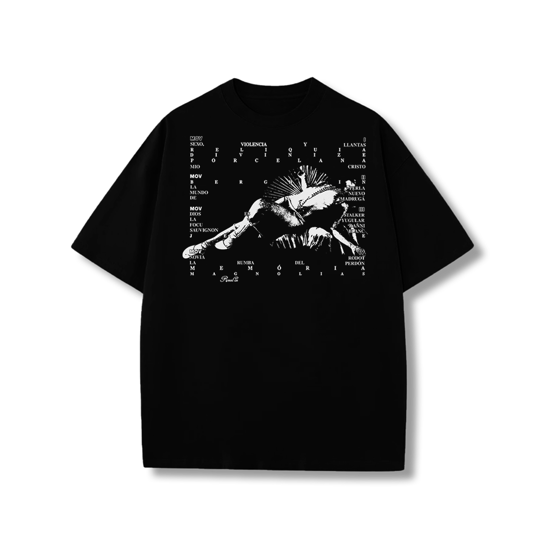 LUX tracklist t-shirt