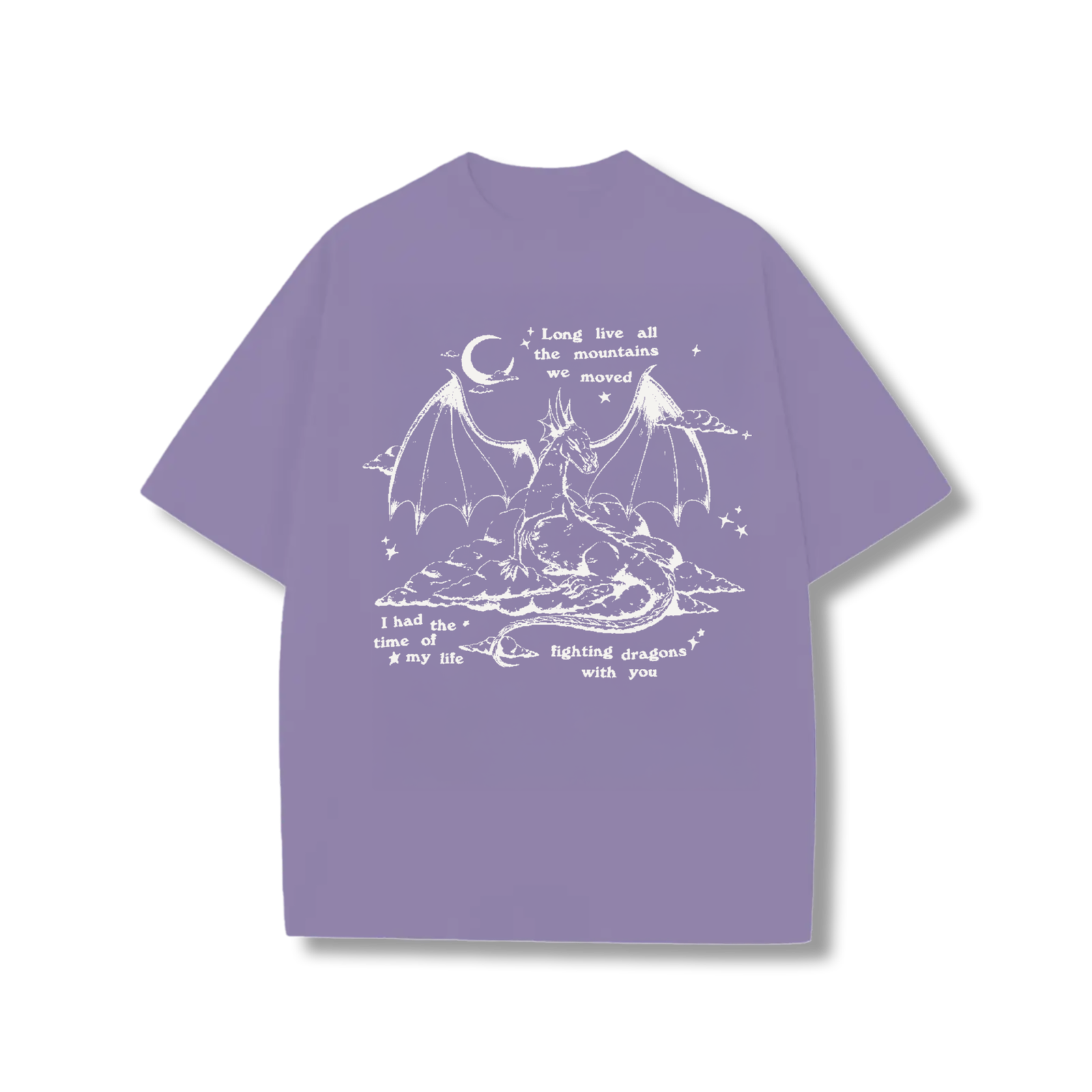 Fighting dragons with you t-shirt