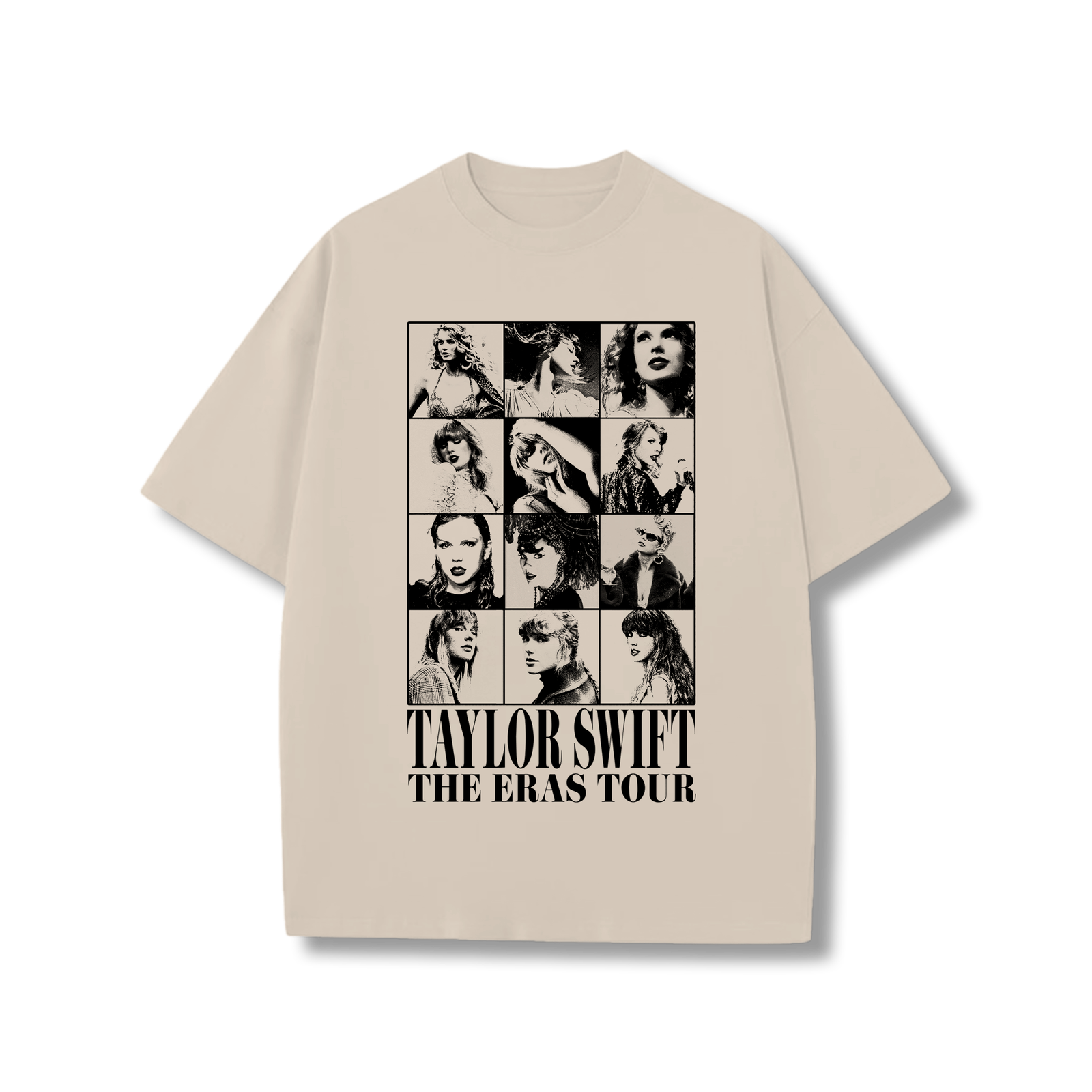 The Eras Tour B&W t-shirt (showgirl version)