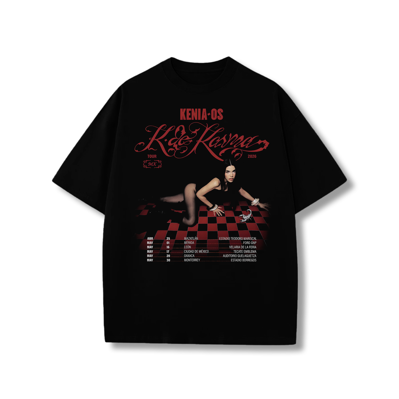 KDK1 K de Karma tour t-shirt