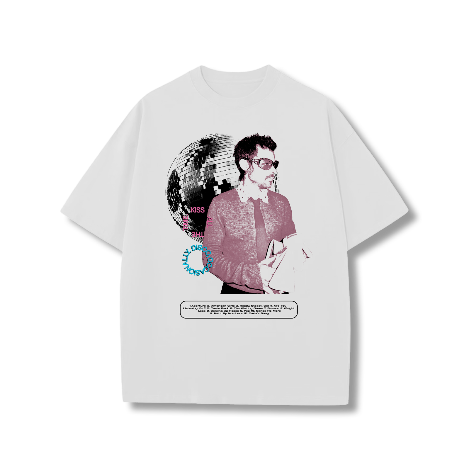 Kiss All The Time tracklist t-shirt