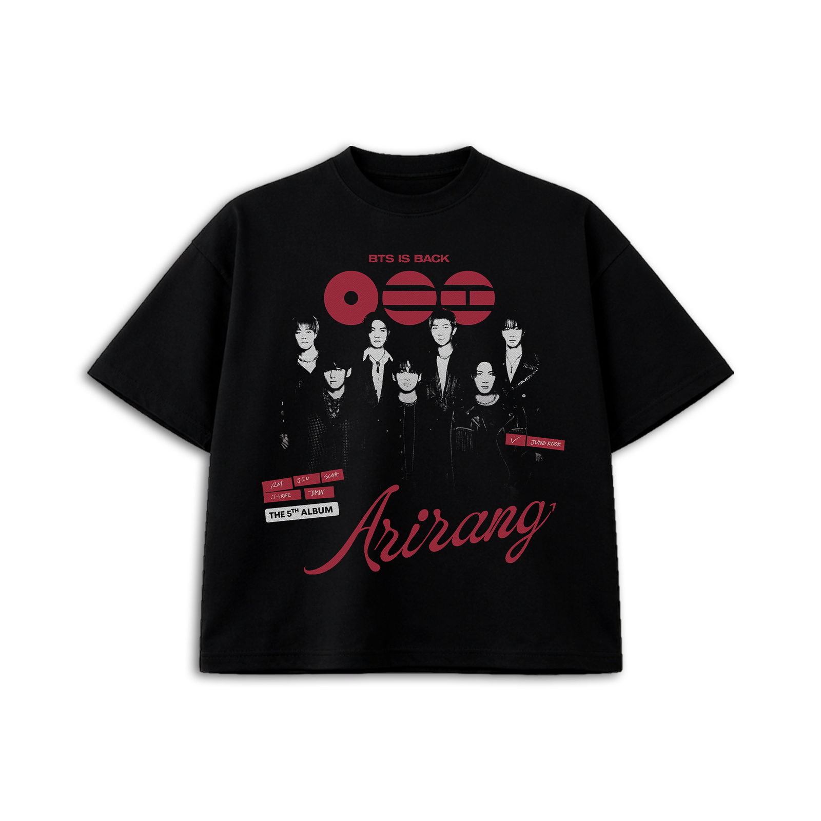 BTS IS BACK t-shirt