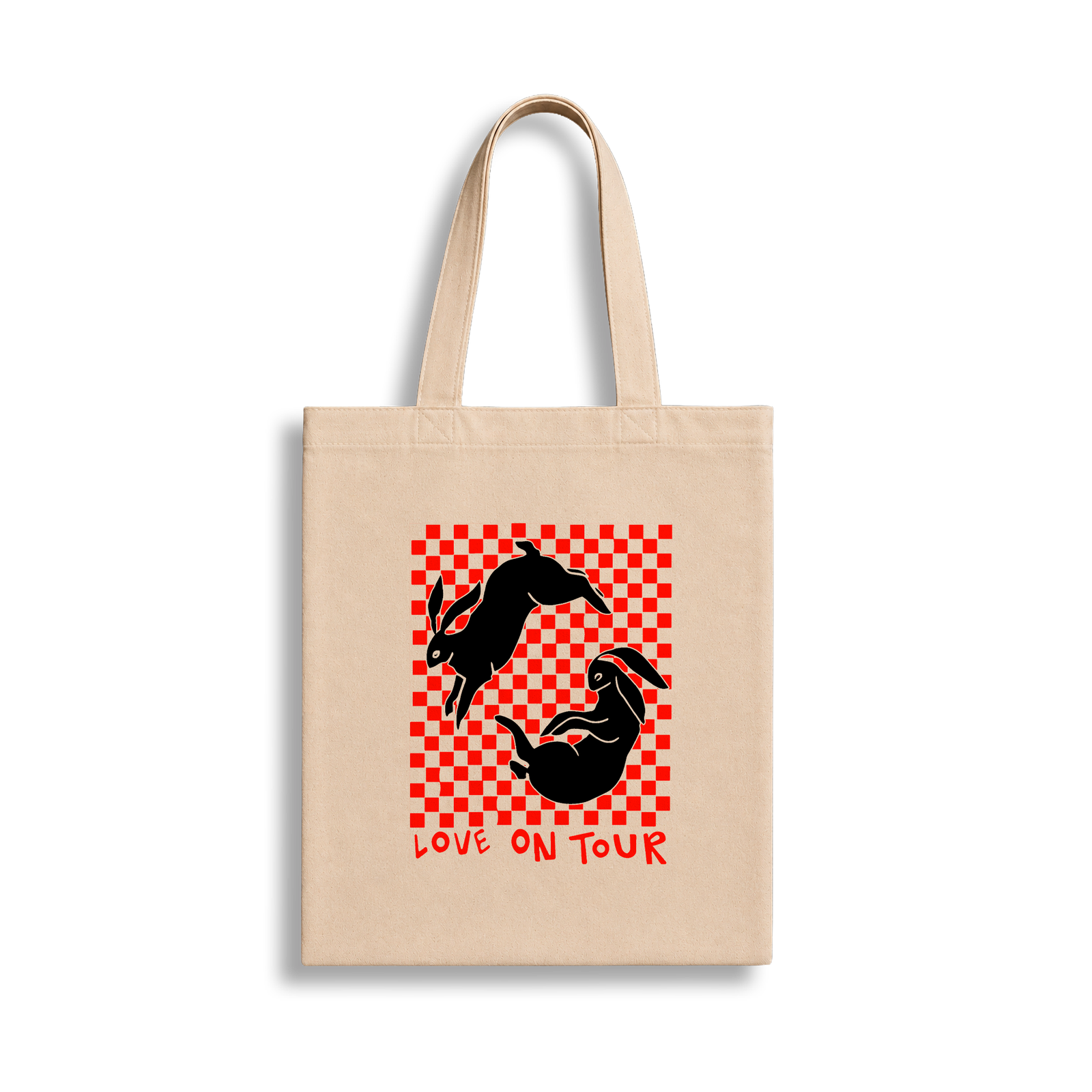 Love On Tour Conejos Tote bag