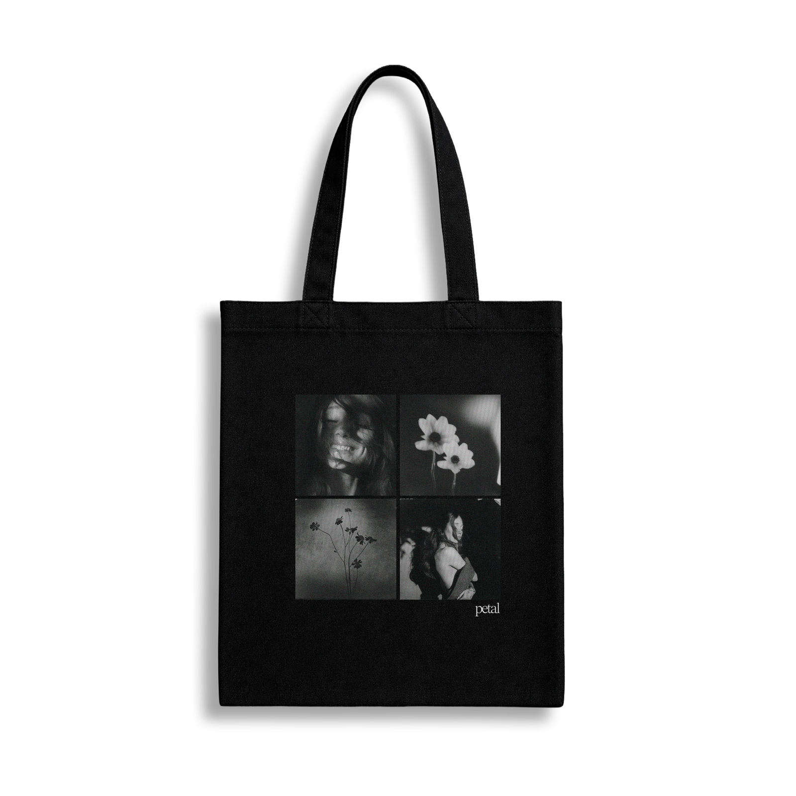 Petal in the pavement Tote bag