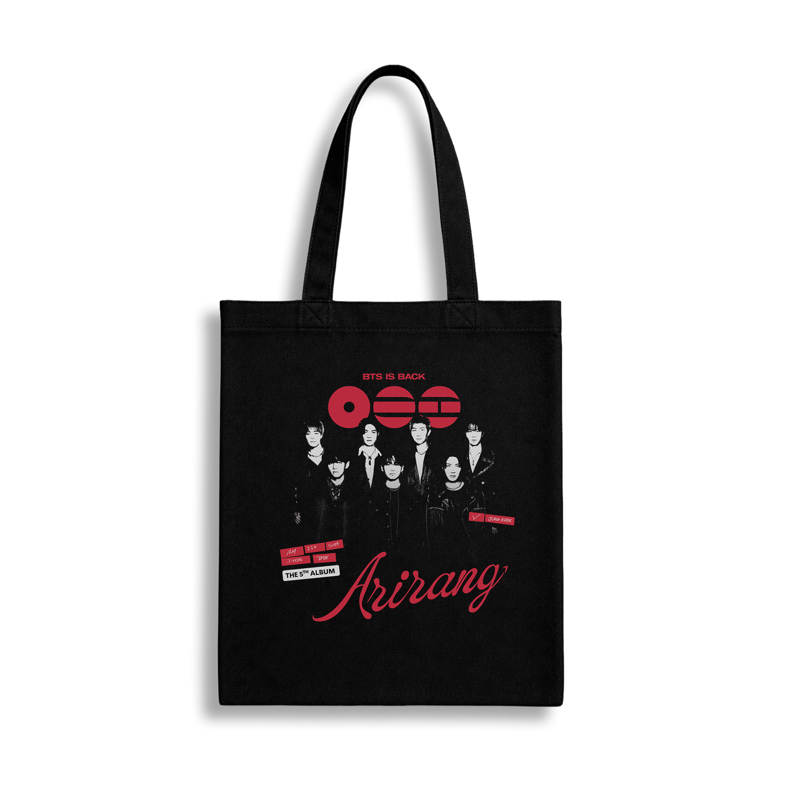 BTS is back Tote bag
