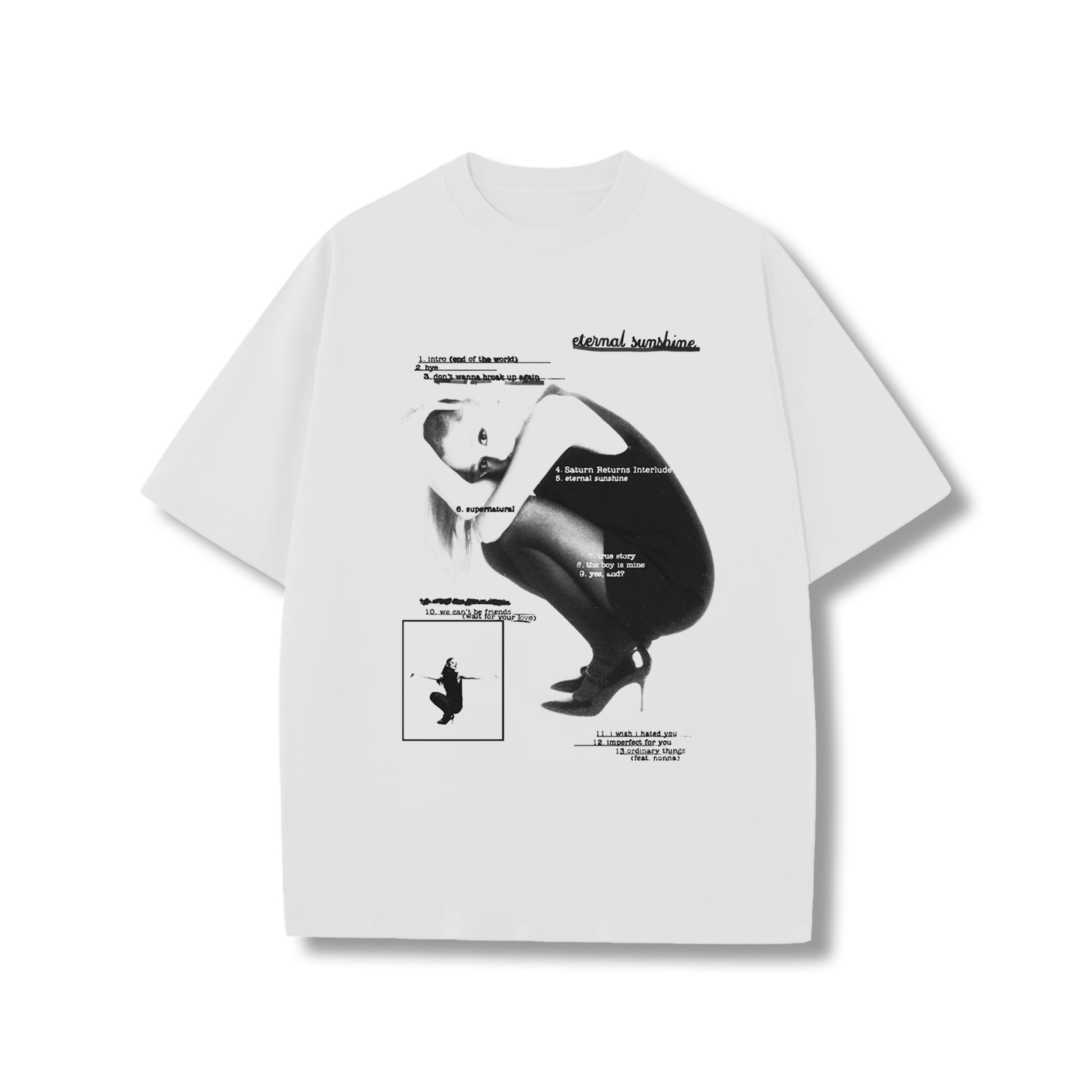 HDO-Eternalsunshinetracklist Eternal Sunshine tracklist t-shirt