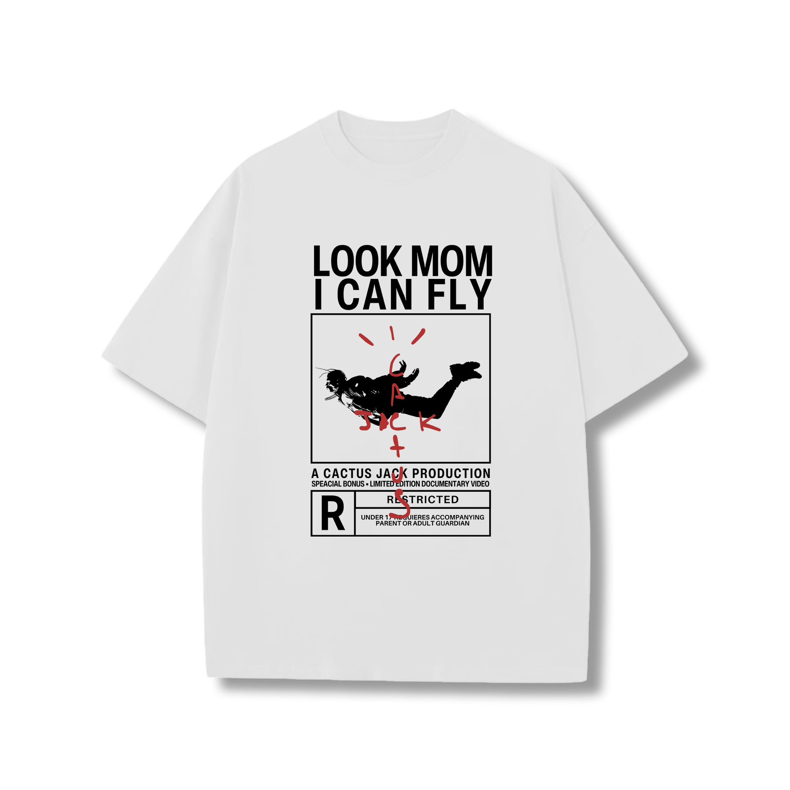 Look Mom I can fly t-shirt