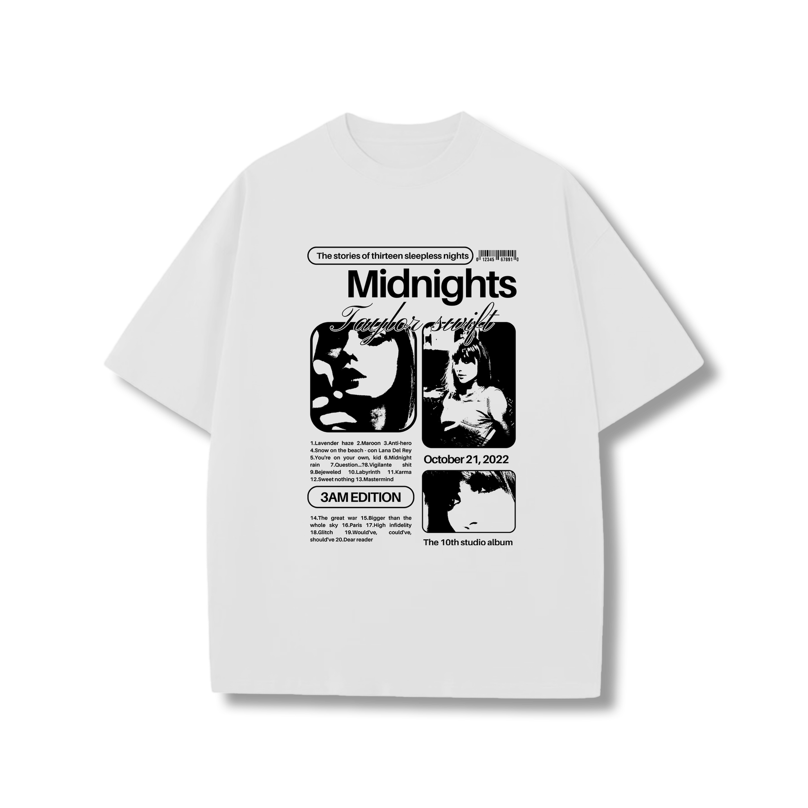 Sleepless nights t-shirt