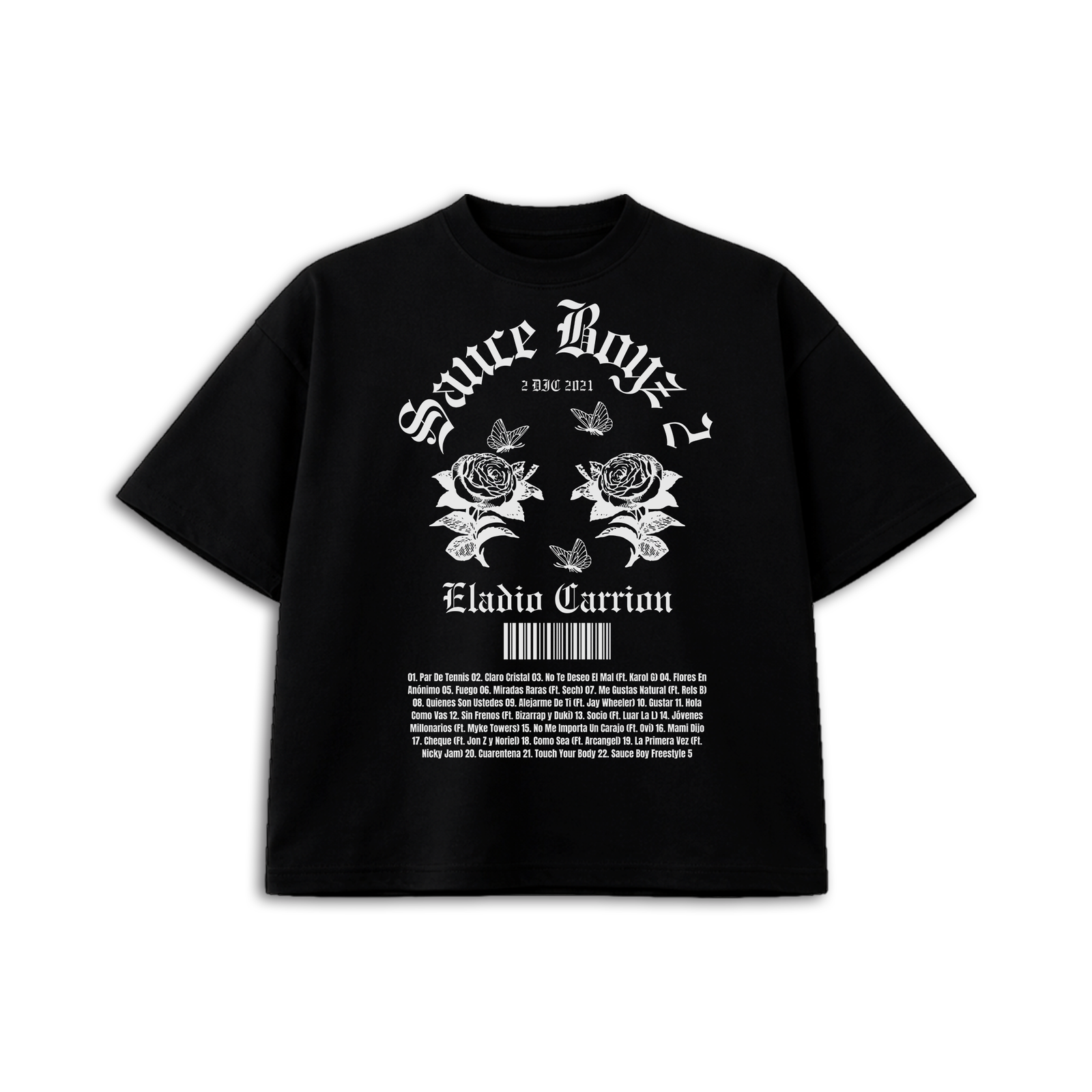 Sauce Boyz 2 Tracks t-shirt