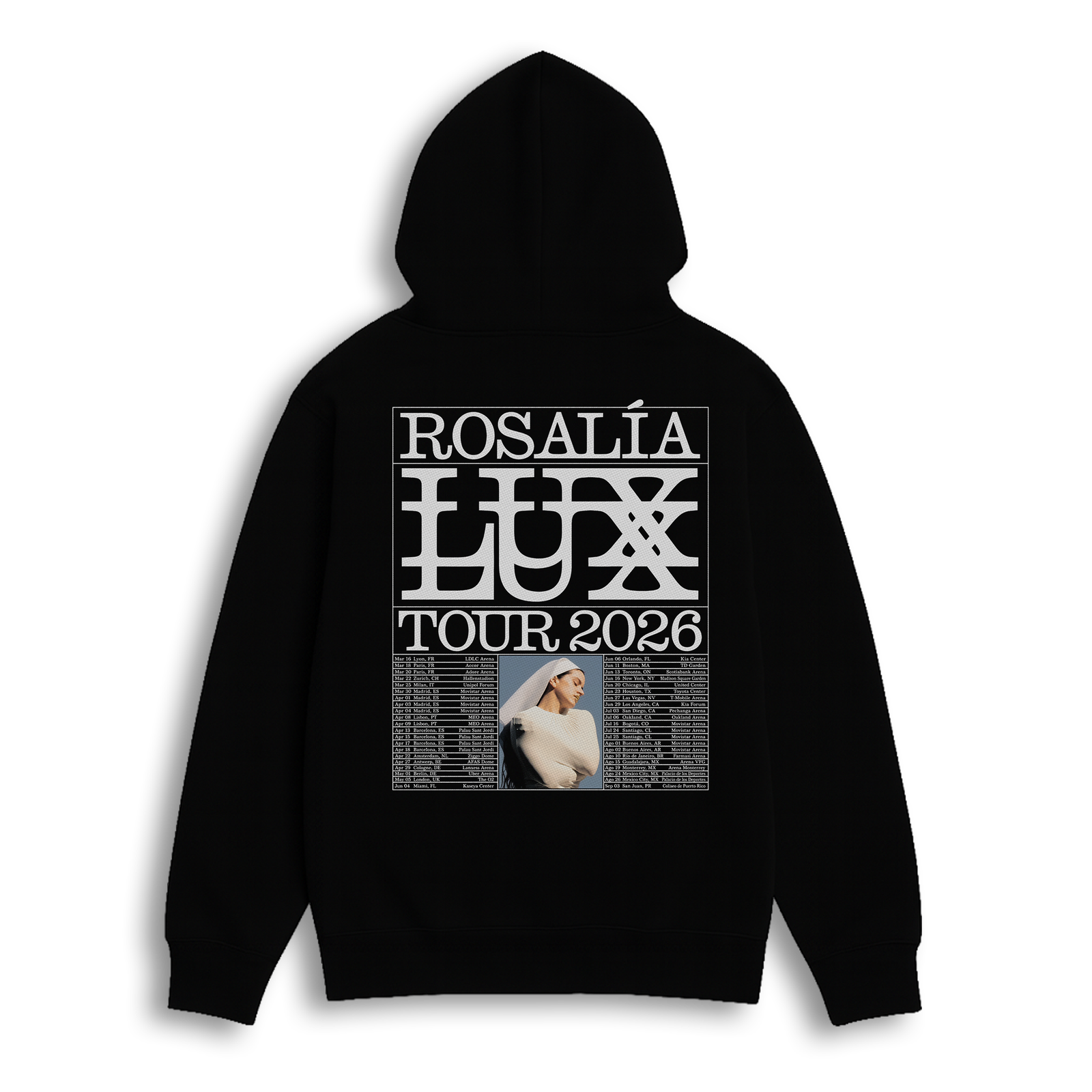 LUX TOUR 2026 hoodie