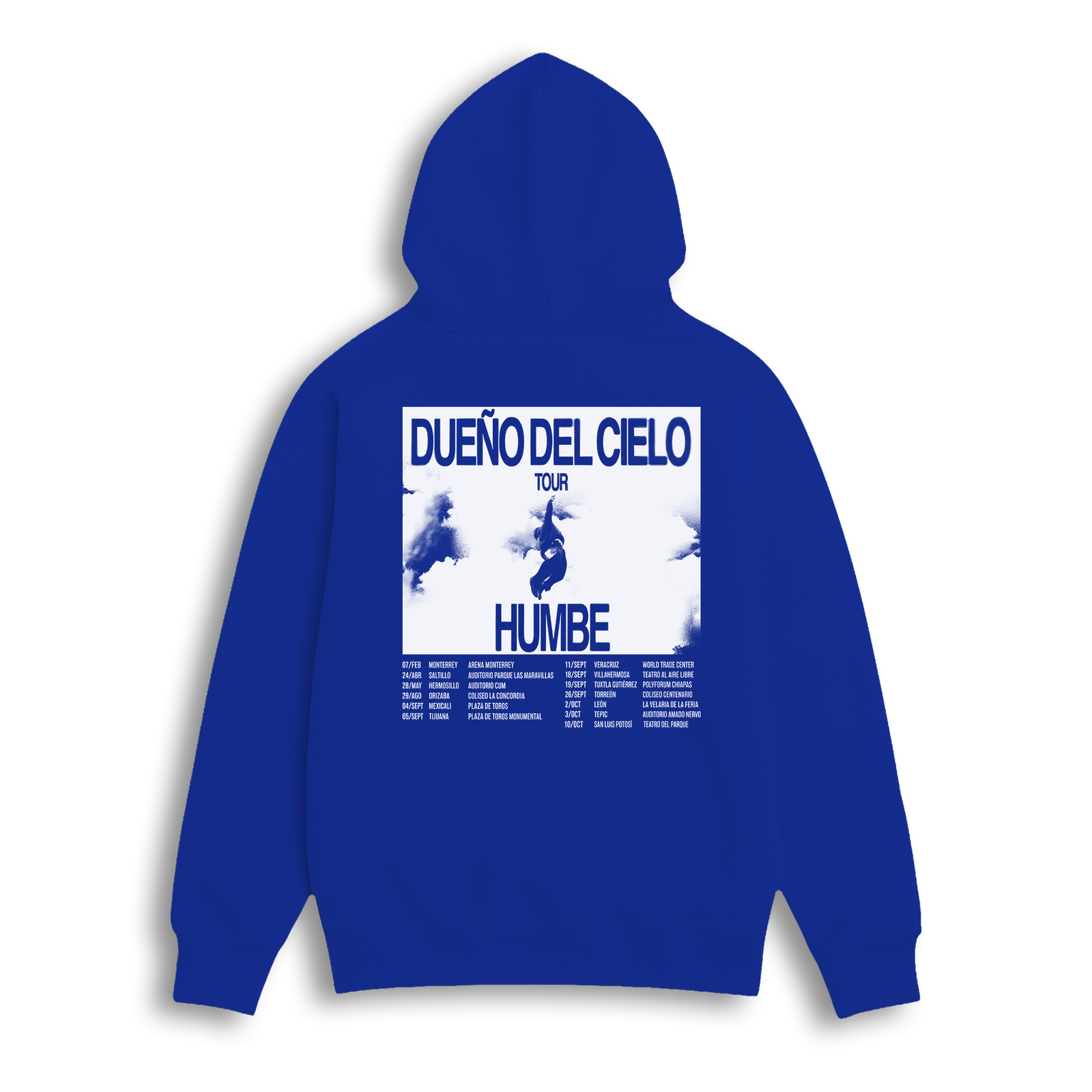 ddc5 Dueño del cielo Tour hoodie