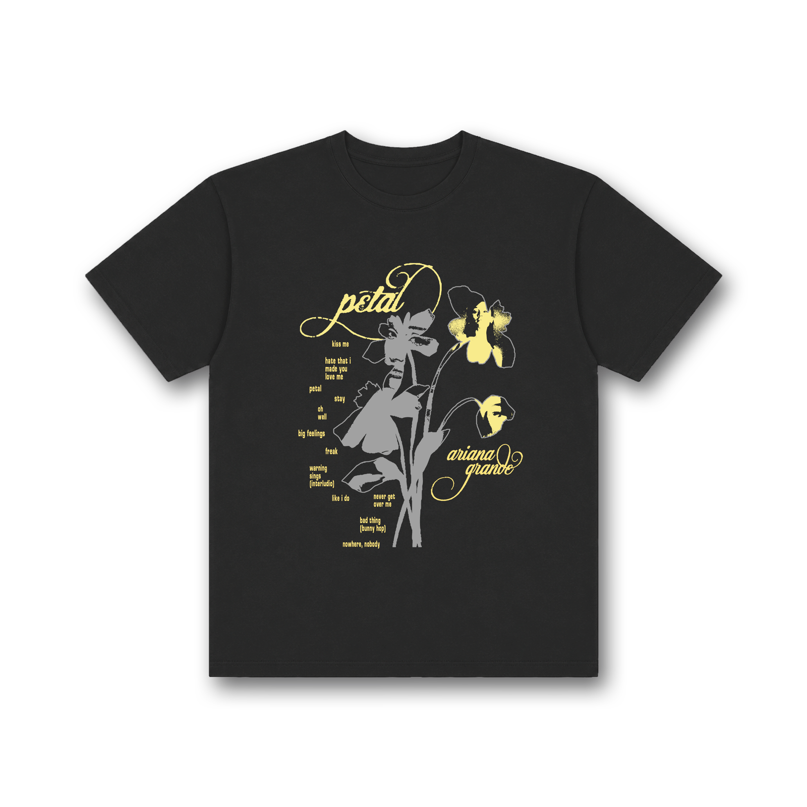 Petal tracklist t-shirt
