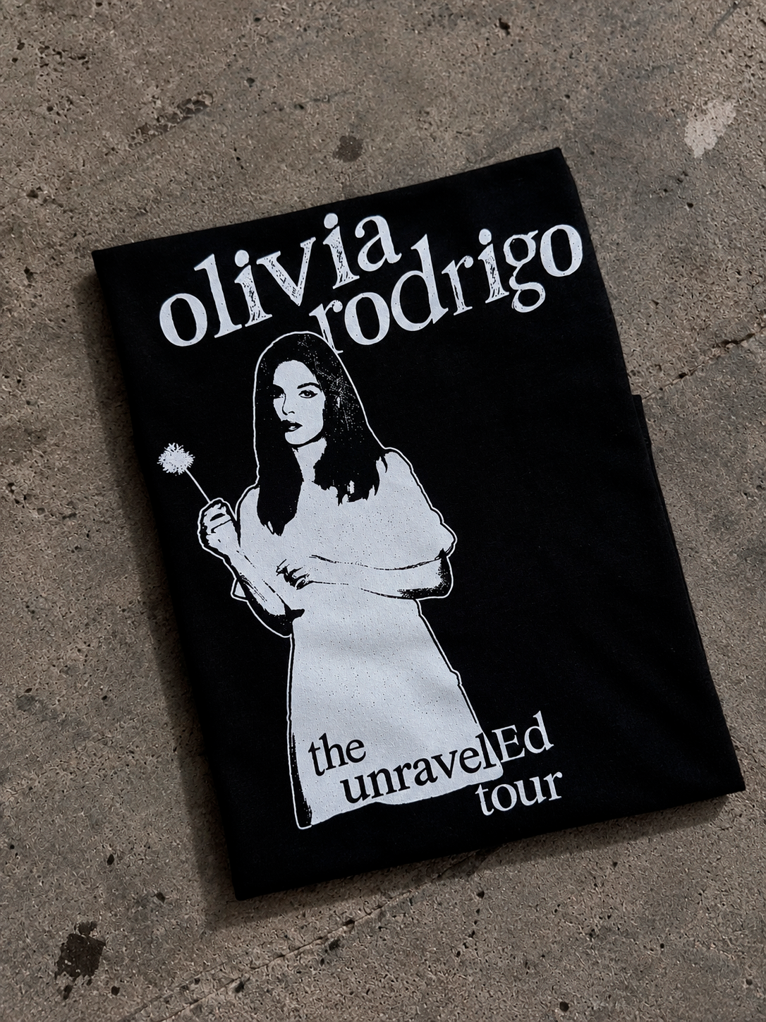 The Unraveled Tour White t-shirt